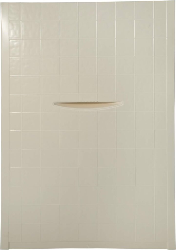 Lippert 306206 Better Bath 24 x 40 x 58 RV Bath Tub Surround Wall Parchment