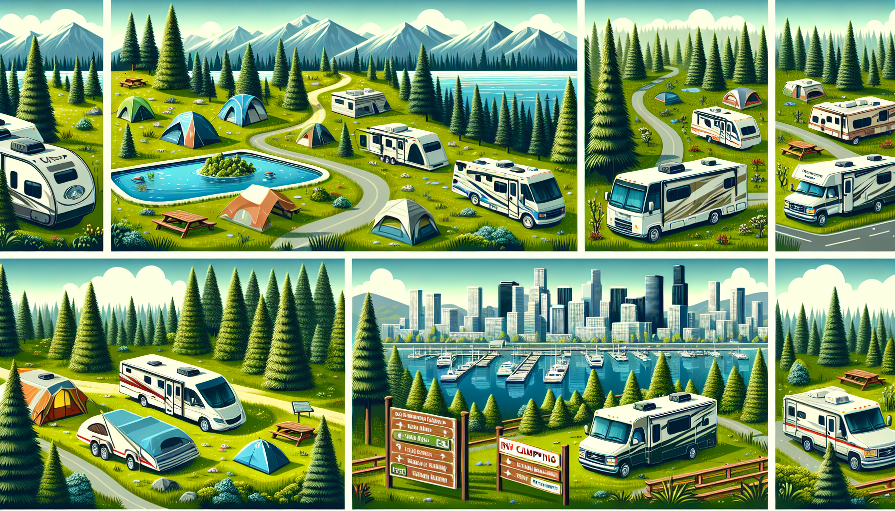 What Are The RV Camping Options Near Seattle?
