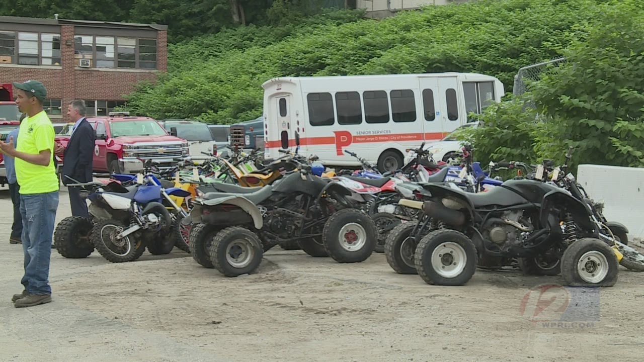 Providence officials destroy illegal recreational vehicles ‘not meant for city streets’