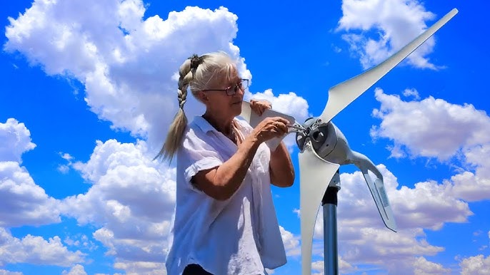 WindyNations Rover Wind Turbine Generator Mounted on Recreational Vehicle RV Camper