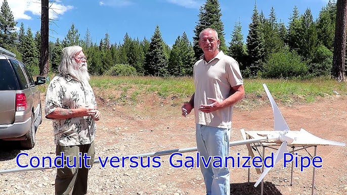 WindyNations Rover Wind Turbine Generator Mounted on Recreational Vehicle RV Camper