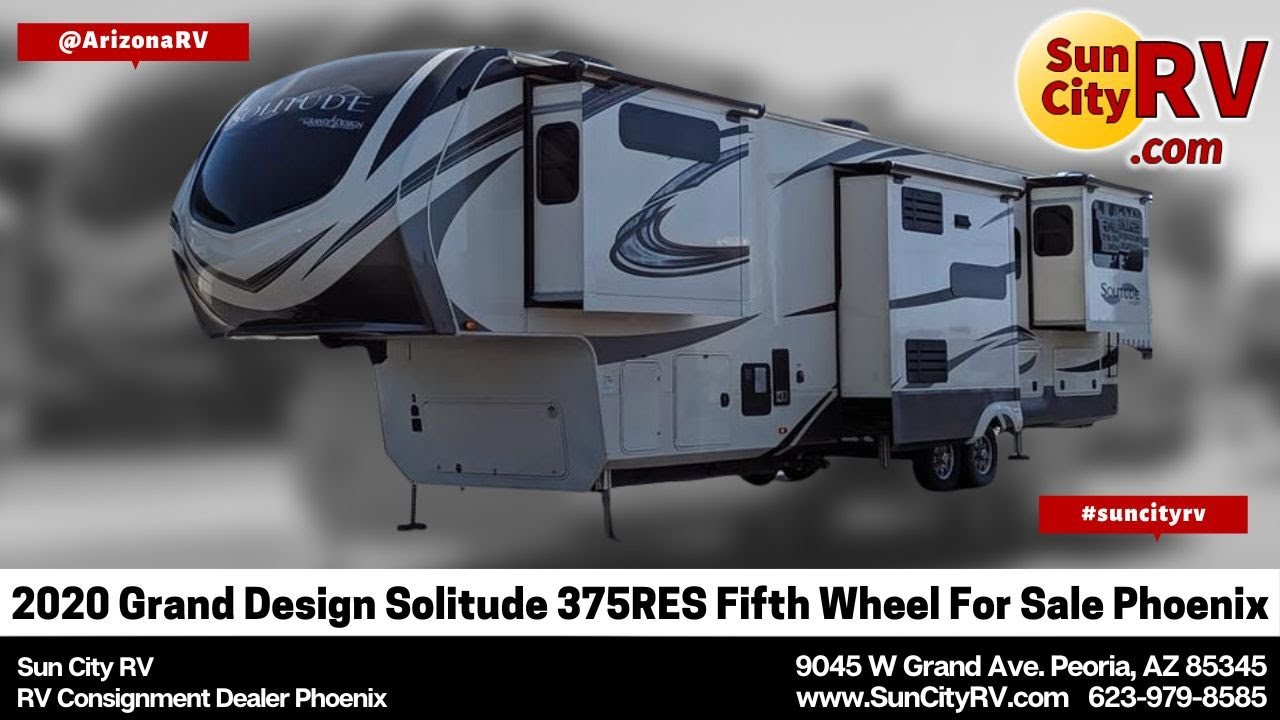 2020 Grand Design Solitude 375RES Fifth Wheel For Sale Phoenix | Sun City RV Consignment Dealer