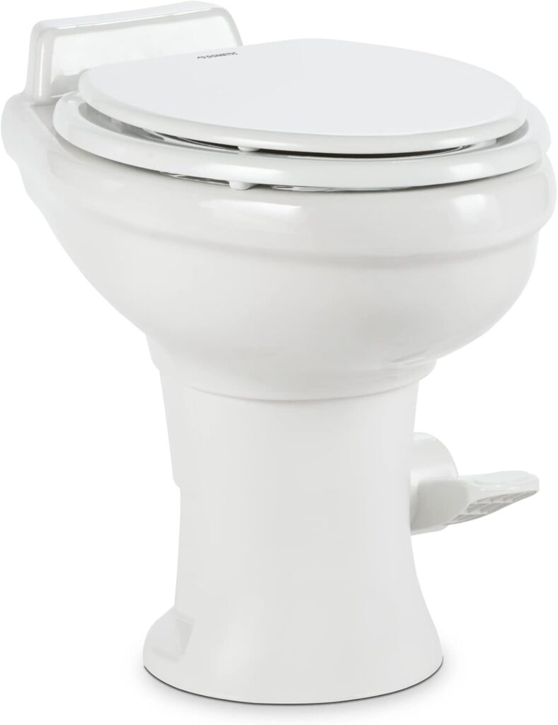 Dometic 302320081 320 Series Standard Height RV Toilet, White Dometic 302320081 320 Series Standard Height RV Toilet, White