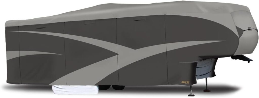 ADCO 52258 Designer Series SFS Aqua Shed 5th Wheel RV Cover - 401 - 436 ,Gray ADCO 52258 Designer Series SFS Aqua Shed 5th Wheel RV Cover - 401 - 436 ,Gray