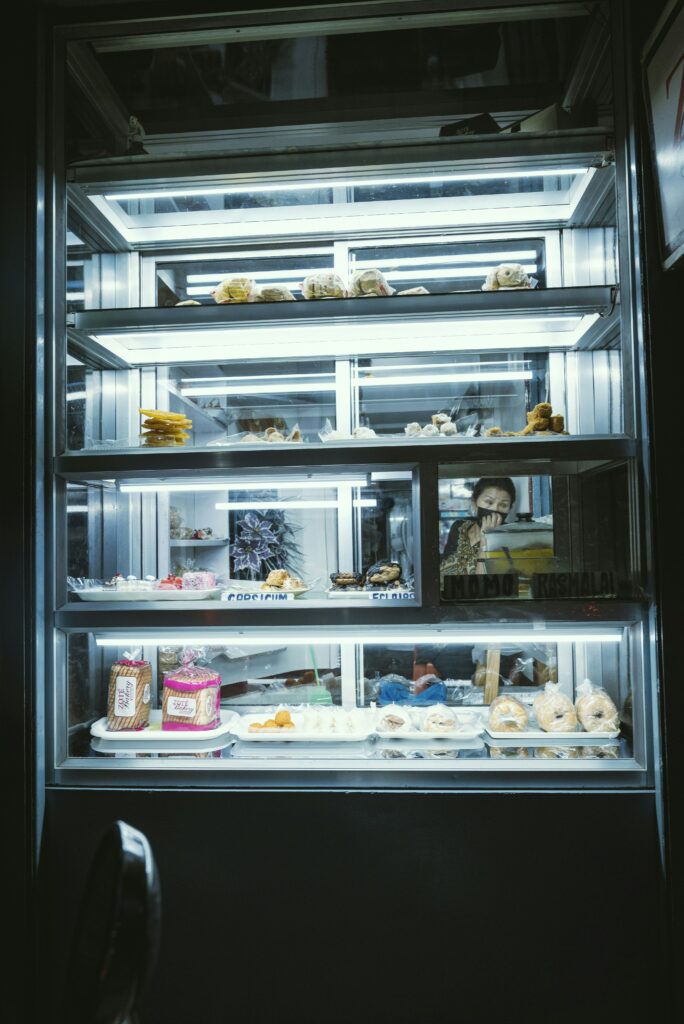 Furrion 2021123826 Arctic 12V RV Refrigerator - 10 cu. ft. with Glass Doors, Right Hinge, Black