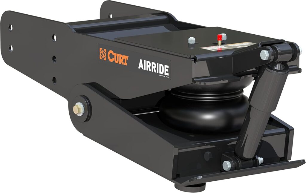 Lippert Components L05 Air Ride 21K Fifth Wheel Pin Box – Internal Airbag with Built-In Strut Reduces Chucking, Jarring, Bounching; 21,000 lb. Rating.; Black Powder Coat Finish – Lippert Components Components 158778