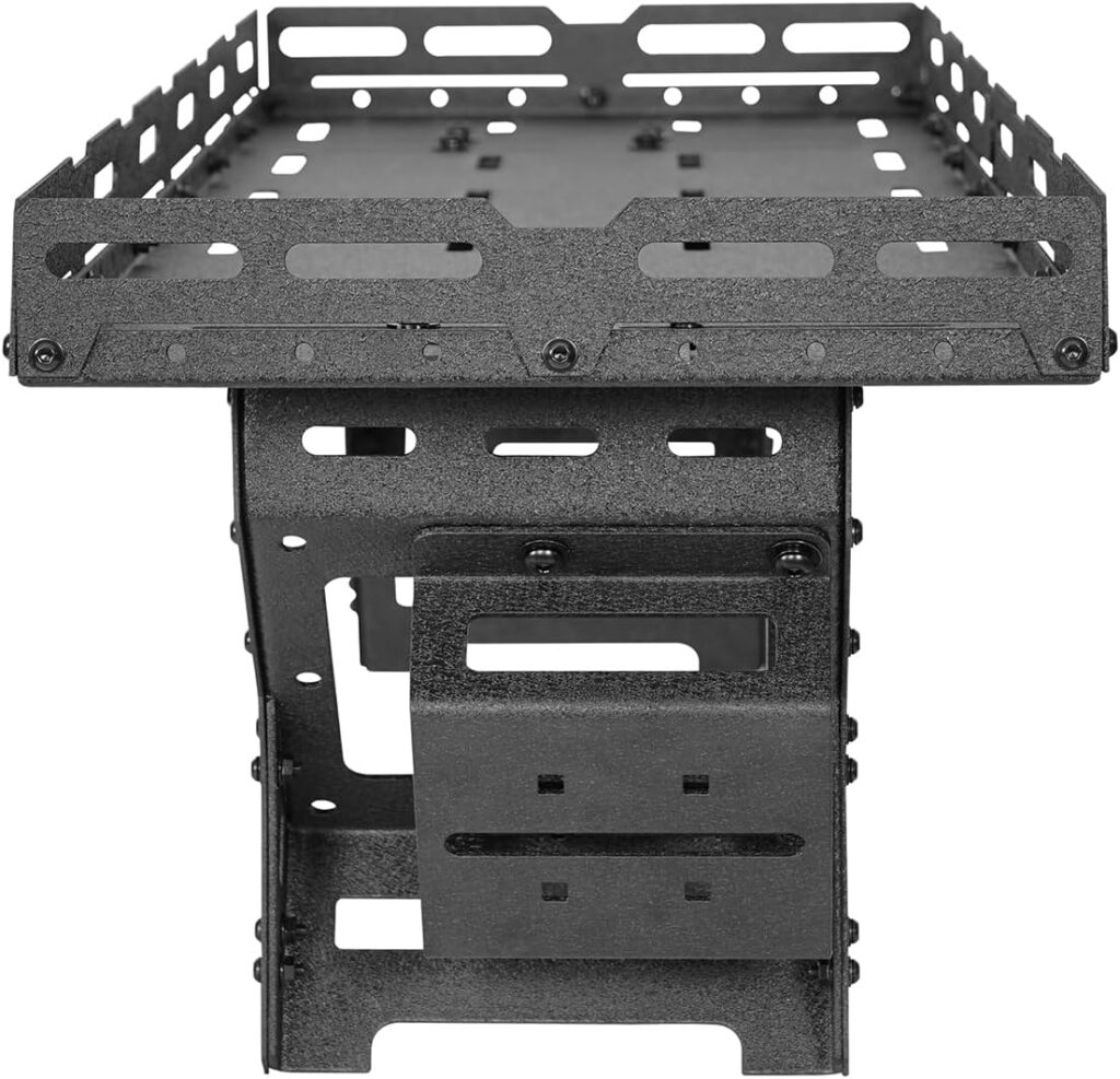 u-Box Spare Tire Utility Basket Storage Tray Fits for to Tire - Universal Fit for Jeep Wrangler/Bronco and RV, SUV, etc
